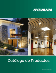 Catálogo de Productos Sylvania 2016