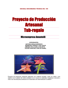 Proyecto de Producción Artesanal