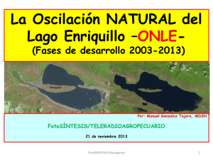 La Oscilación NATURAL del Lago Enriquillo –ONLE