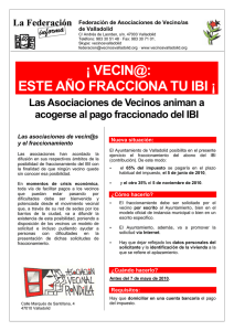 Fraccionamiento IBI - Asociación Vecinal Rondilla