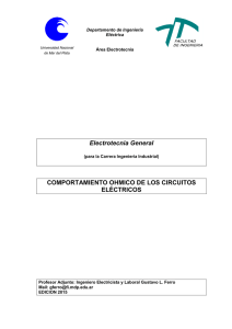 Comp. ohmico de los circuitos electricos