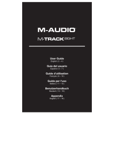 M-Track Eight User Guide