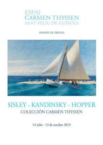 Sisley-Kandinsky-Hopper
