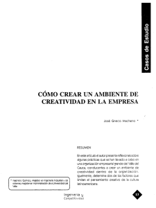 cómo crear un ambiente de creatividad en la empresa