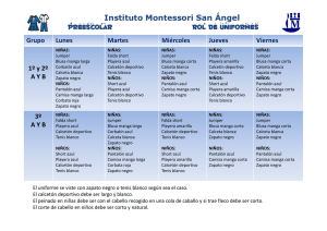 roll de uniformes - Instituto Montessori San Angel