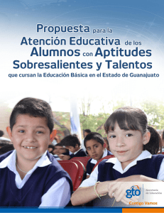 Propuesta para la Atención Educativa de los Alumnos con Aptitudes