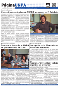 Universidades miembro de RUEDA se reúnen en El Calafate