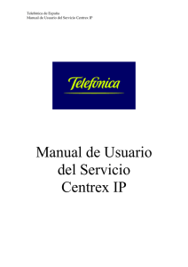 Manual de Usuario del Servicio Centrex IP