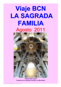 Viaje a BCN La Sagrada Familia - misviajess