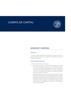 cuenta de capital - Banco Central de Chile