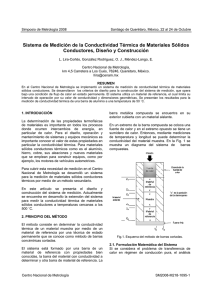 Sistema de Medición de la Conductividad Térmica de Materiales