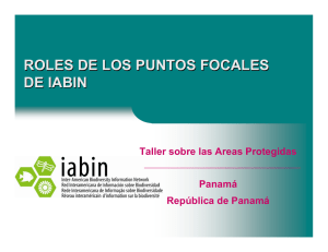 Funciones de los Puntos Focales de IABIN