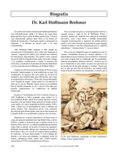 Biografía Dr. Karl Hoffmann Brehmer