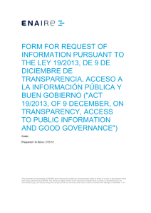 form for request of information pursuant to the ley 19