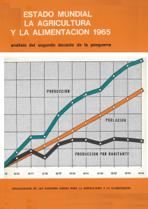 El estado mundial de la agricultura y la alimentación, 1965