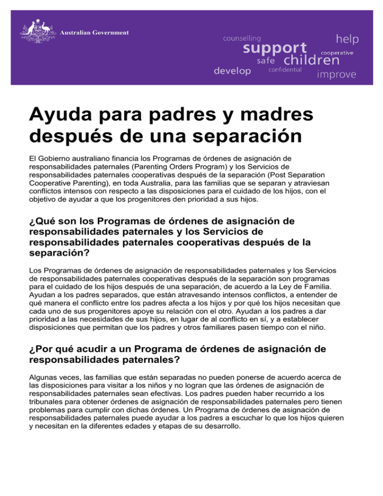 Planes De Responsabilidades Paternales