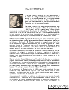 Biografía Francisco Morazán - Biblioteca Enrique Bolaños