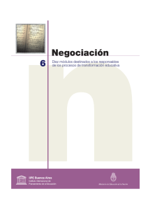 6 Negociación - IIPE UNESCO Buenos Aires