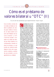 Cómo es el préstamo de valores bilateral u “OTC” (II)