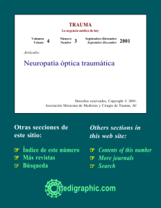 Neuropatía óptica traumática