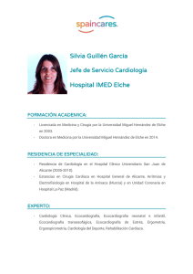 Silvia Guillén García Hospital IMED Elche