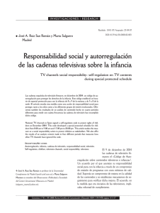 Responsabilidad social y autorregulación de las cadenas