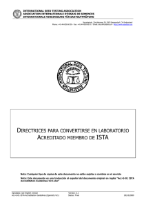 guidelines for getting ista accreditation