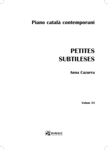 Petites Subtileses - Dinsic Publicacions Musicals