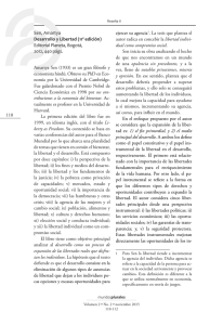110 Sen, Amartya Desarrollo y Libertad (11ª edición) Editorial