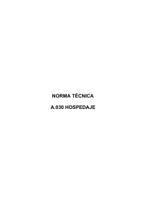 Norma A.030 Hospedaje