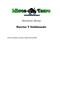 Hermann Hesse. Narciso y Goldmundo