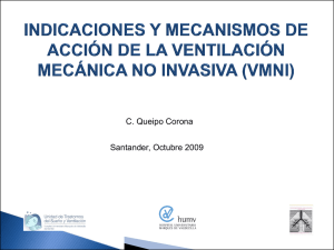indicaciones y mecanismos de acción de la ventilación