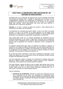 Sistema de Indicadores - Universidad de Granada