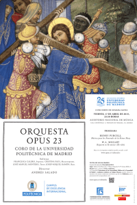 orquesta opus 23 - Universidad Politécnica de Madrid