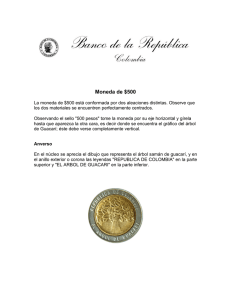 Moneda de $500 - Banco de la República