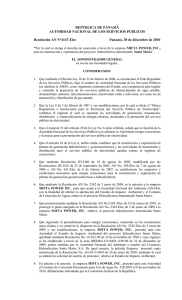 REPÚBLICA DE PANAMÁ AUTORIDAD NACIONAL DE LOS