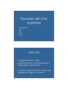 Resumen del Cine argentino