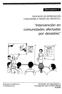 Contenido - DISASTER info DESASTRES