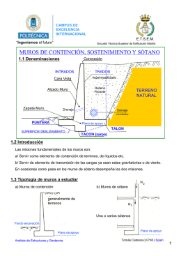 9.2. ROZAMIENTO ENTRE TERRENO Y MURO.