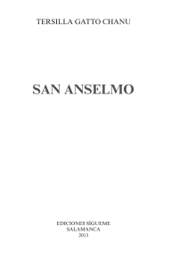 SAN ANSELMO - Ediciones Sígueme