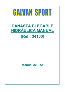 CANASTA PLEGABLE HIDRÁULICA MANUAL (Ref.: 34100)