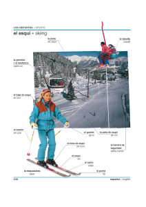 el esqui skiing - aprende-ingles-en