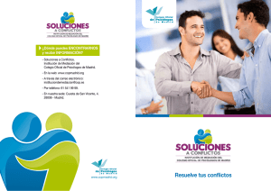 Resuelve tus conflictos - Colegio Oficial de Psicólogos de Madrid