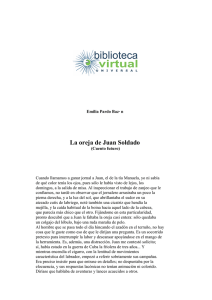 La oreja de Juan Soldado - Biblioteca Virtual Universal