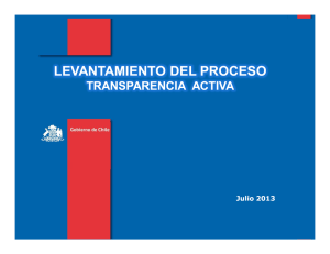 LEVANTAMIENTO DEL PROCESO: TRANSPARENCIA ACTIVA