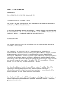 RESOLUCIÓN 2287 DE 2015 (diciembre 29) Diario Oficial No