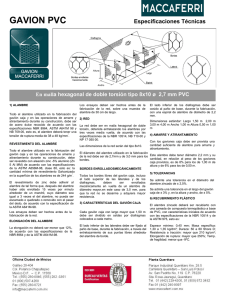 TDS-MX-Ficha Técnica Gavion PVC