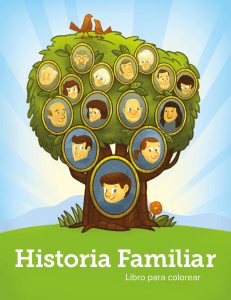 Historia Familiar Libro para colorear
