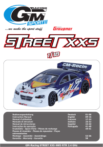 GM-Racing STREET XXS 4WD RTR 2.4 GHz