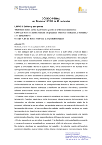 código penal - Biblioteca de la Universidad de Alicante